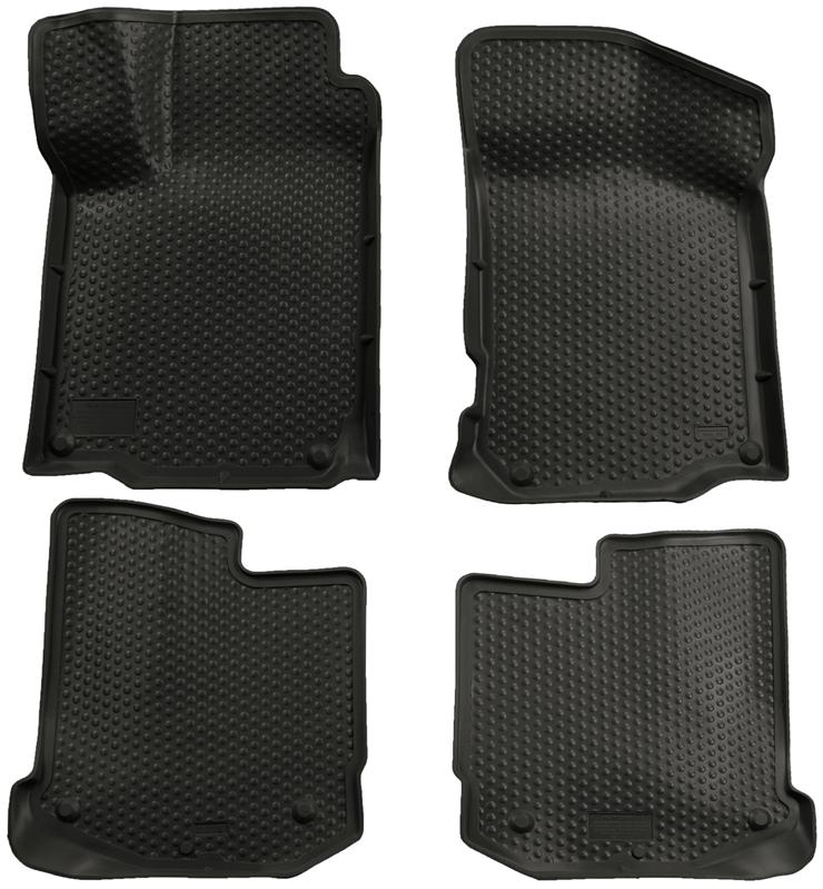 Volkswagen Golf Floor Liners - Front + Second Seat - Husky Liners - Classic - Black - `00-`05